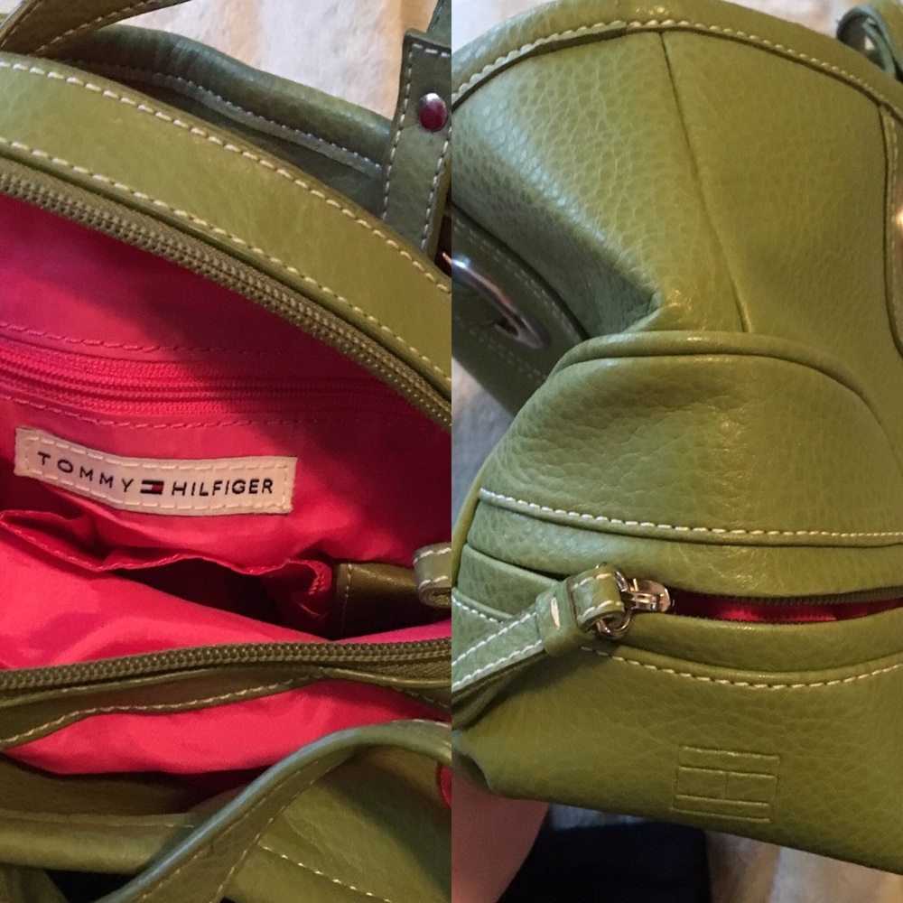 Vintage Green Leather Purse - Picture 4 of 7